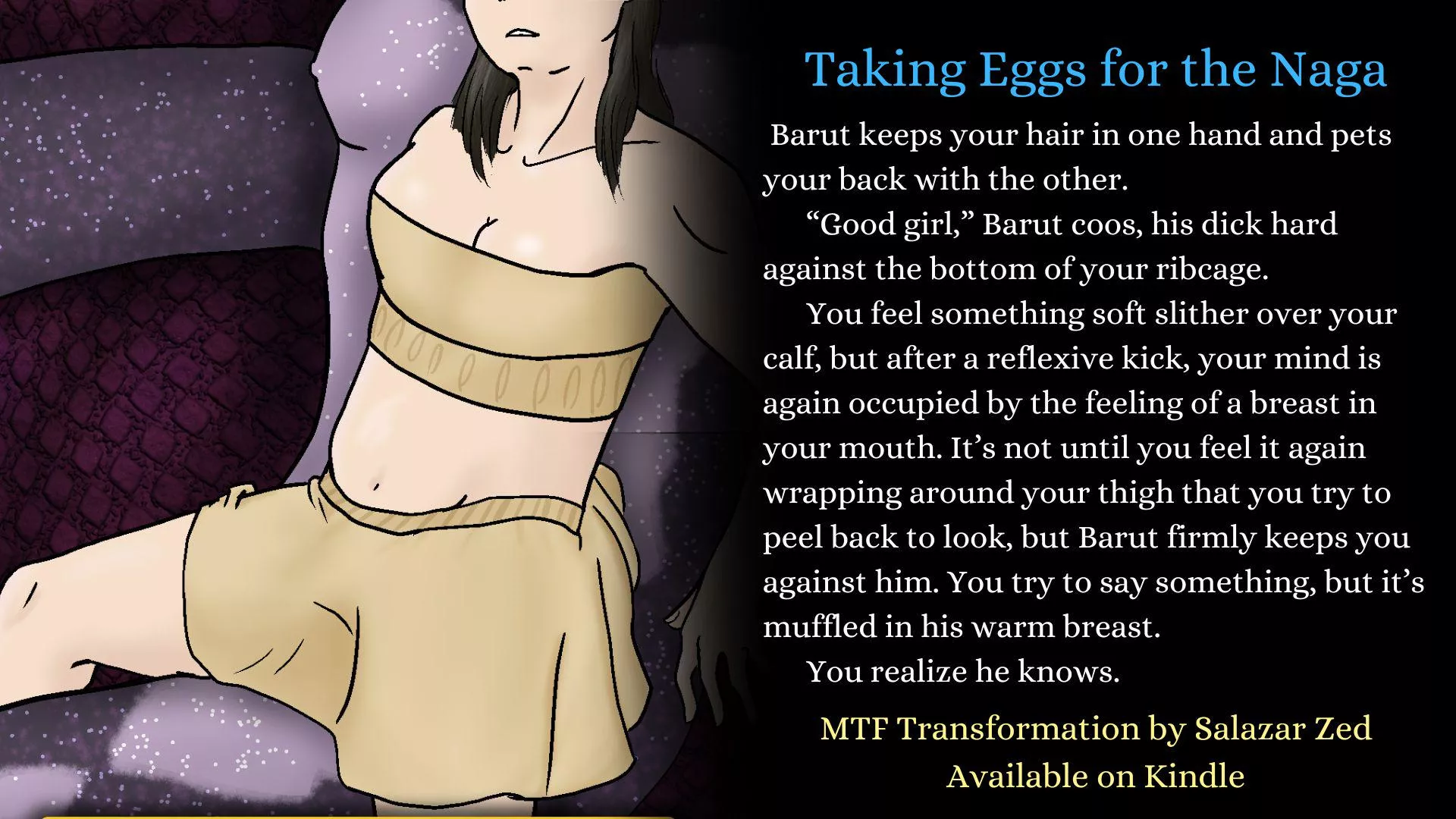 What I'm saying is, if you didn't want me to transform you into a woman and then put you in a #situation with a naga, maybe don't smell so good? [KU] [MTF] [ovipositing]
