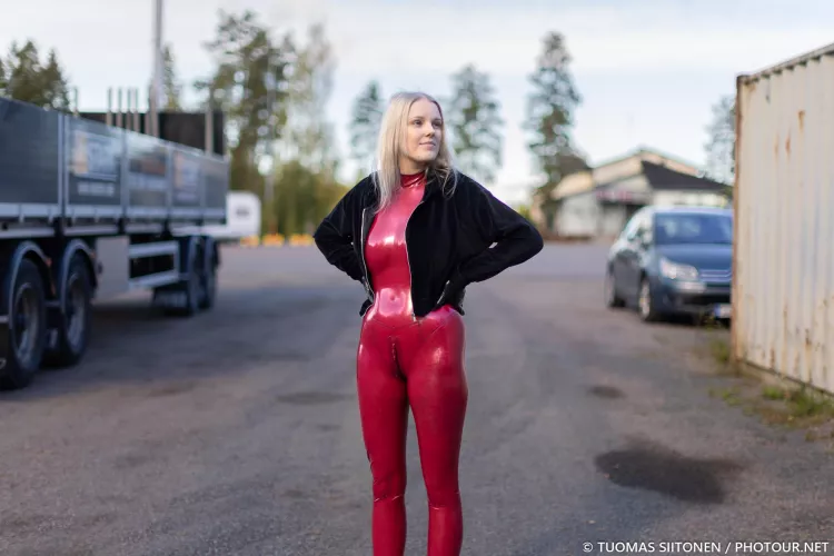 When it's too cold to wear latex, put on a hoodie