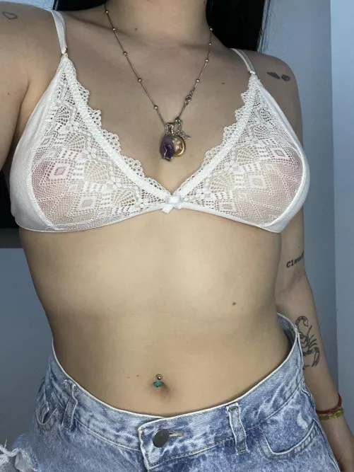 You don't have to imagine....just pinch my tits..