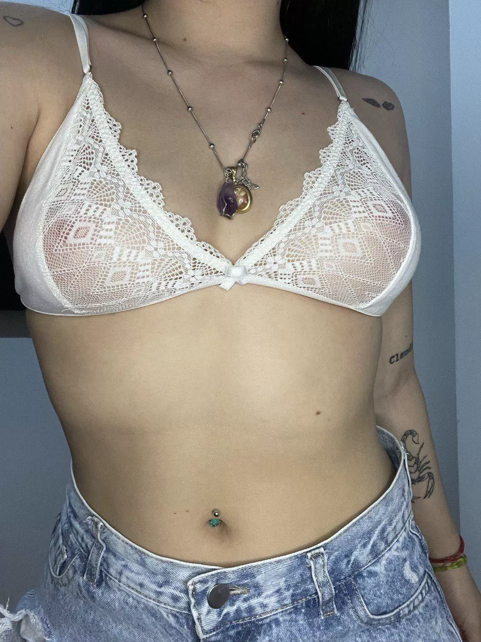 You don't have to imagine....just pinch my tits..