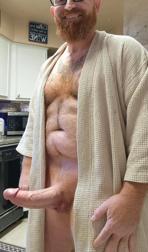 You like what's under daddy's robe?