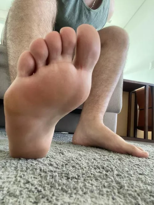 your tongue and my big feet are the perfect couple