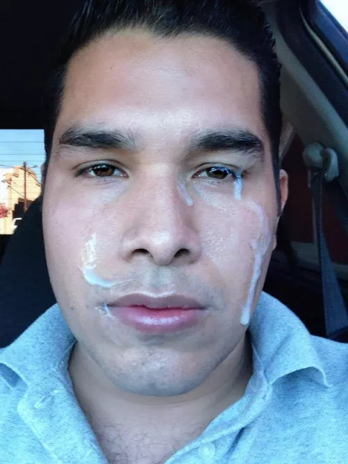 Always looking for more cum on my face 