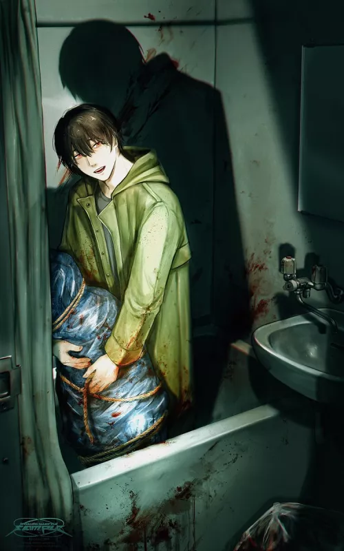 Bathtub by @zoshe099
