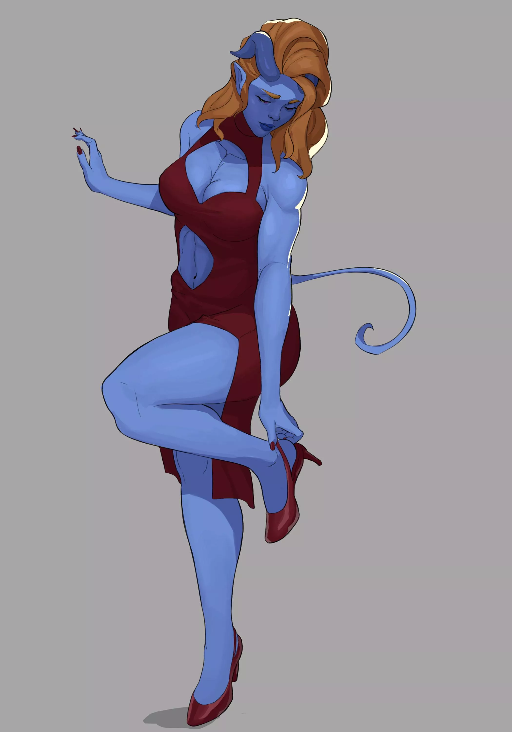 Blue Succubus (By me) 