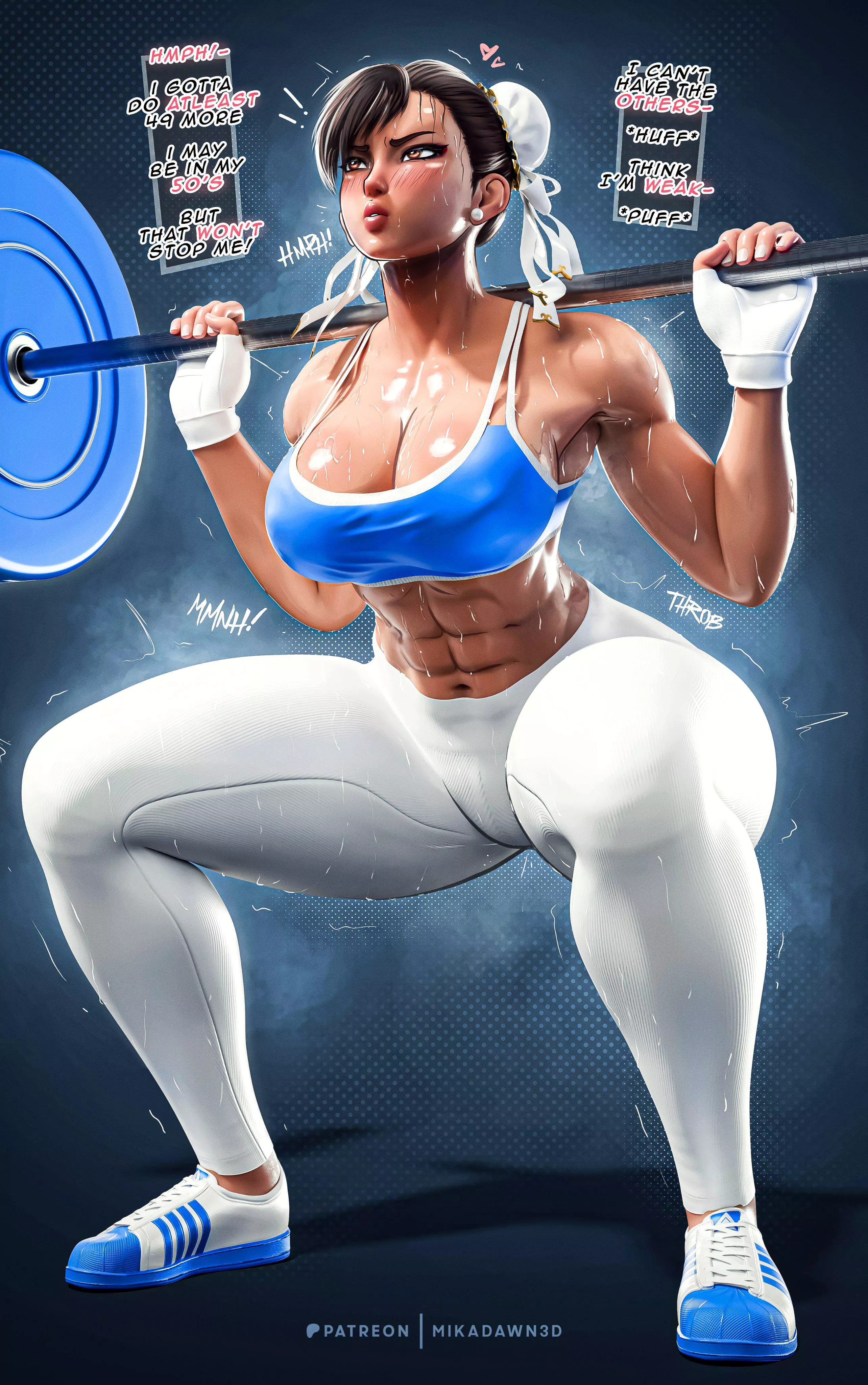 Chun Li leg day (MikaDawn3D) 
