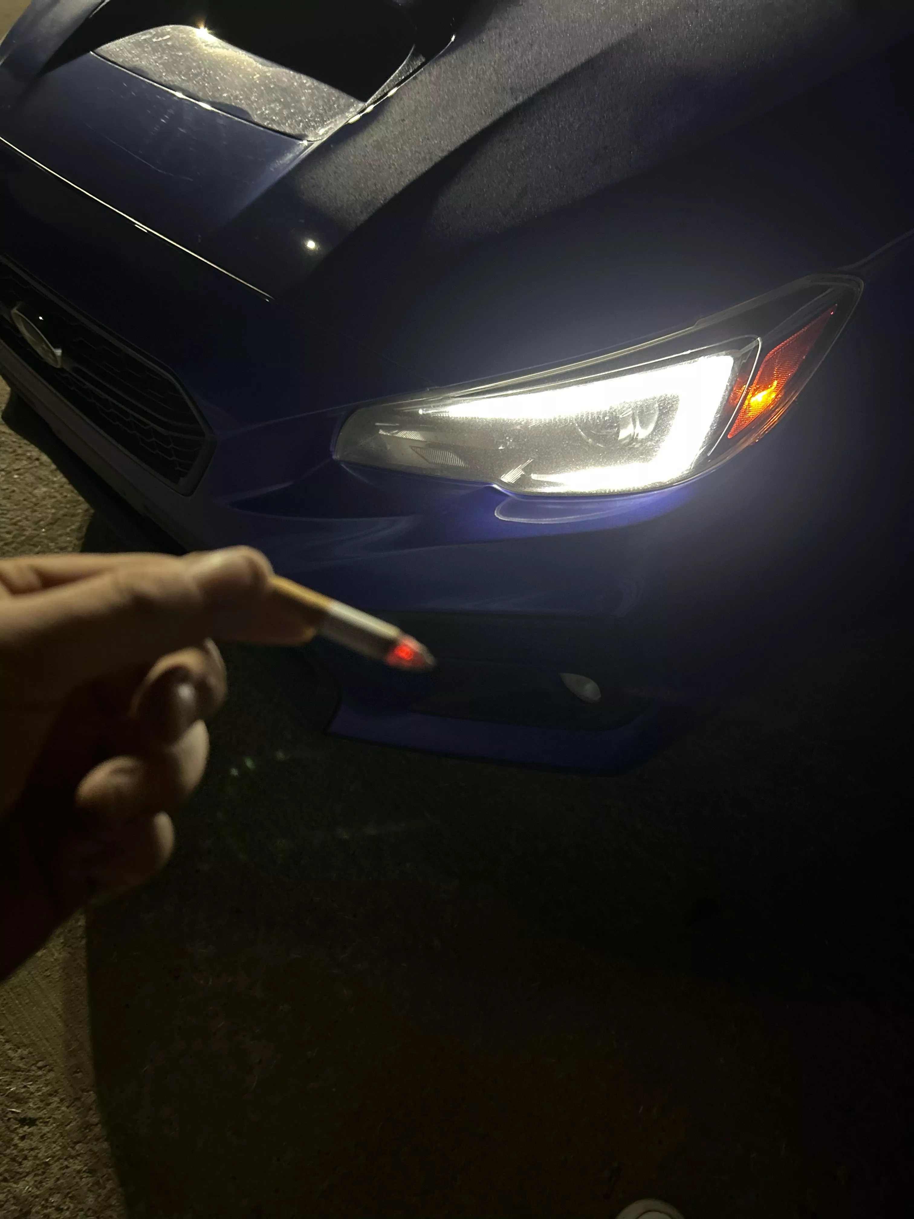 Cigarette and my Subaru 