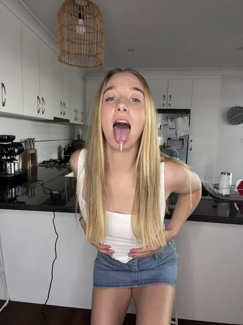 come to mommy and let me clean that balls 