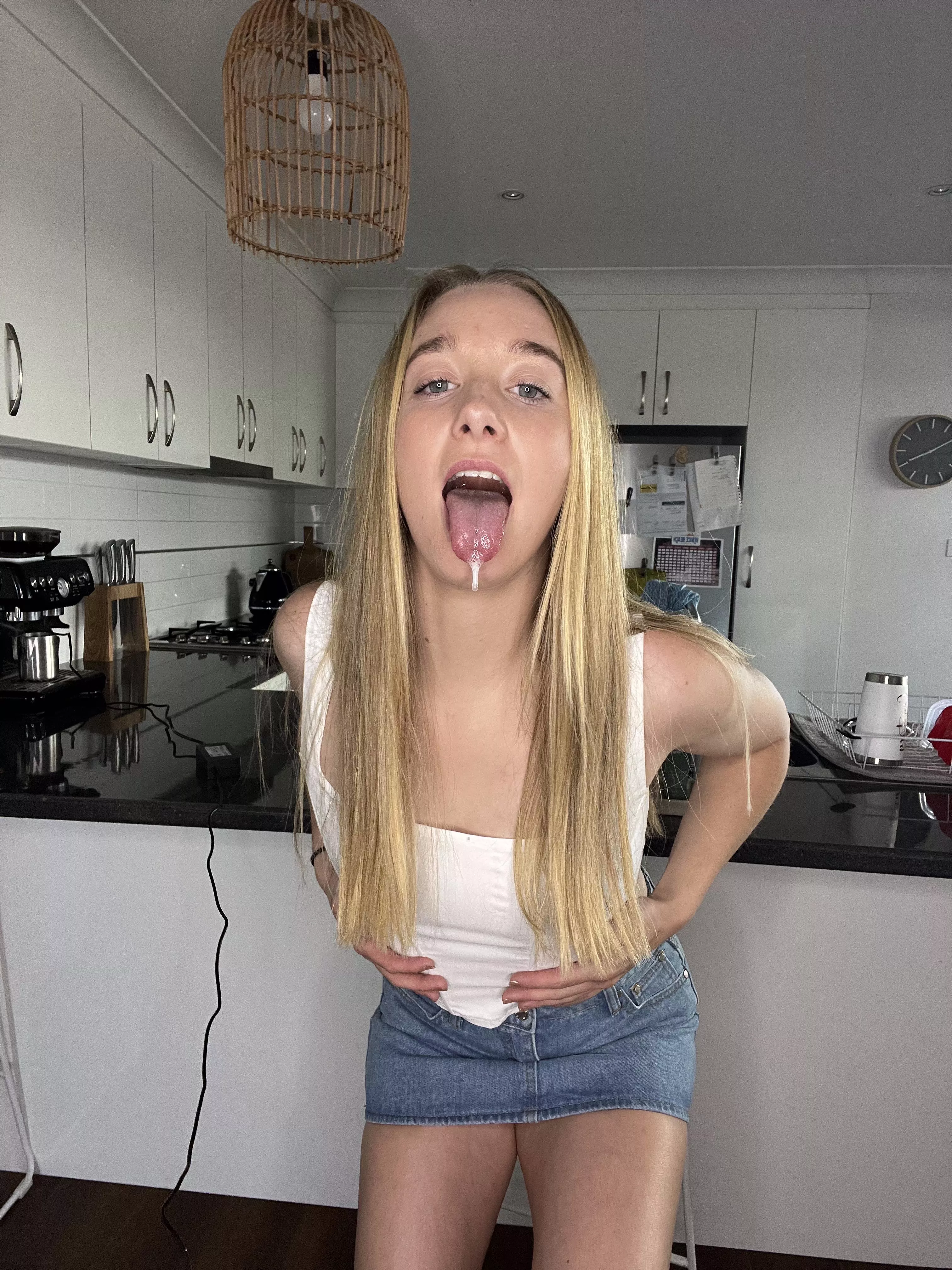 come to mommy and let me clean that balls 