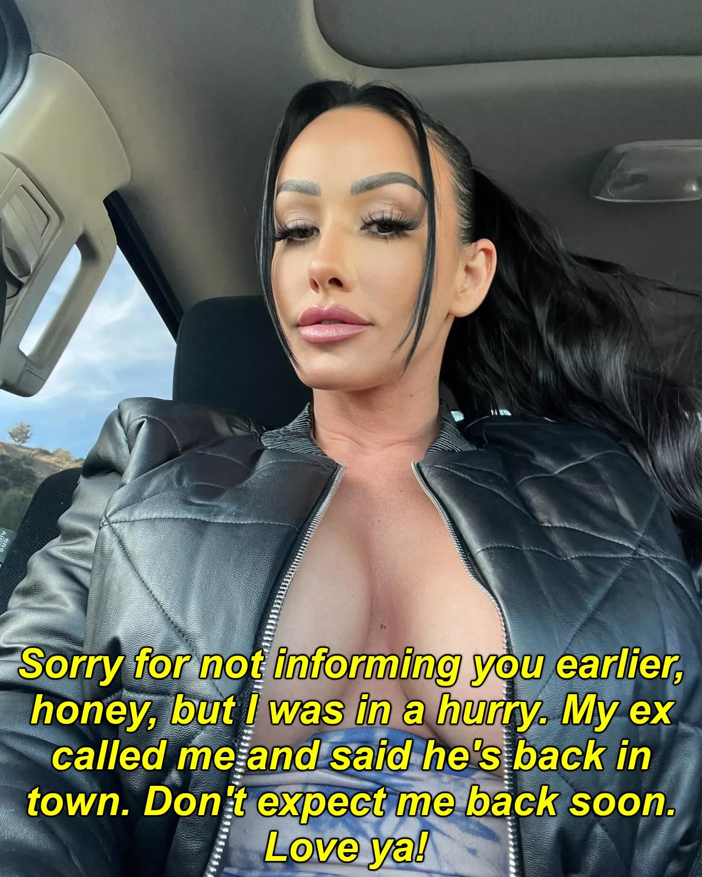 Don't expect her back soon...