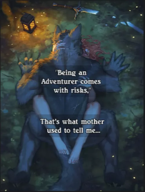 [F4M] Defeated and ravaged by a giant wolfman