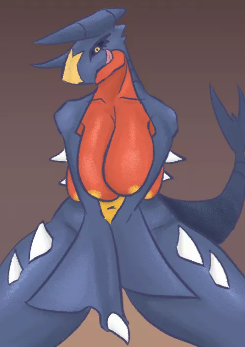 Garchomp wants some private time.