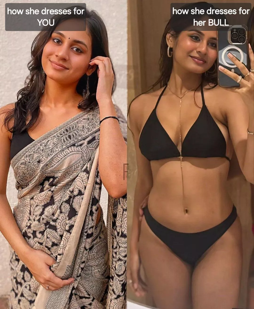 How your WIFE dresses for you vs her BULL