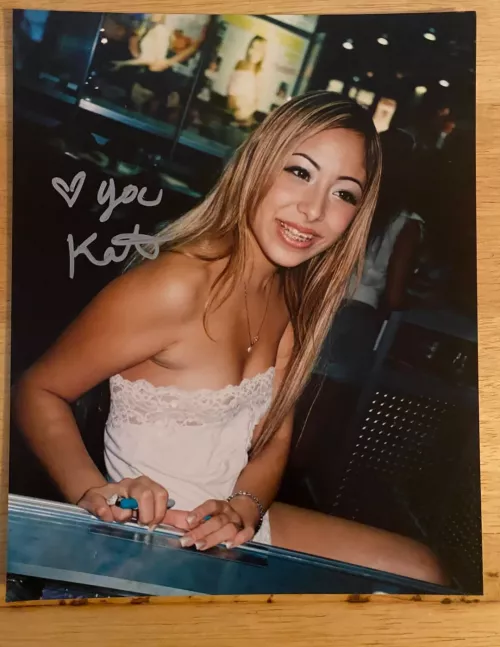 KAT SEXY SIGNED 8x10 CANDID PHOTO ADULT FILM STAR eBay 