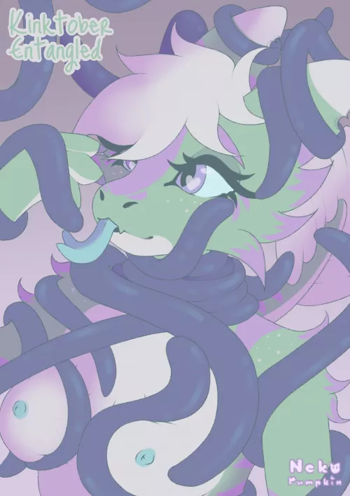 Kinktober - Entangled [F] (nekopumpkin)