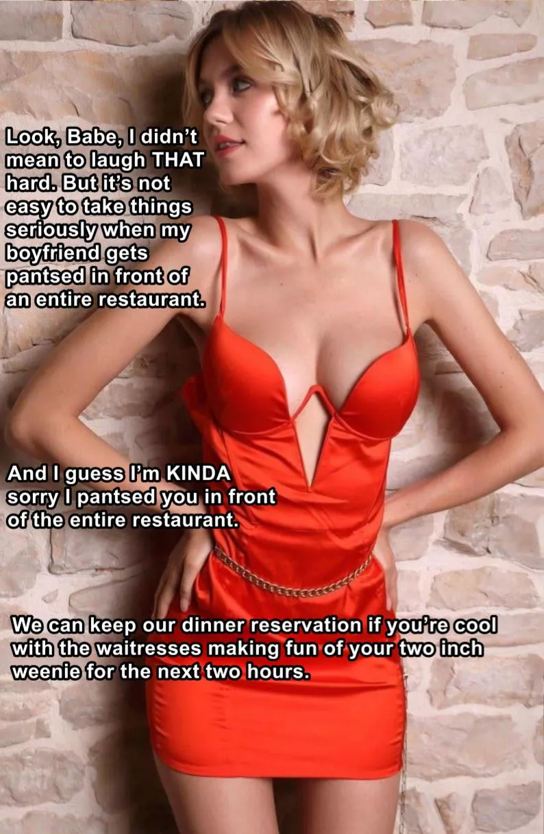 Lana Lane - Your Tiny Penis, Exposed at a Fancy Restaurant 