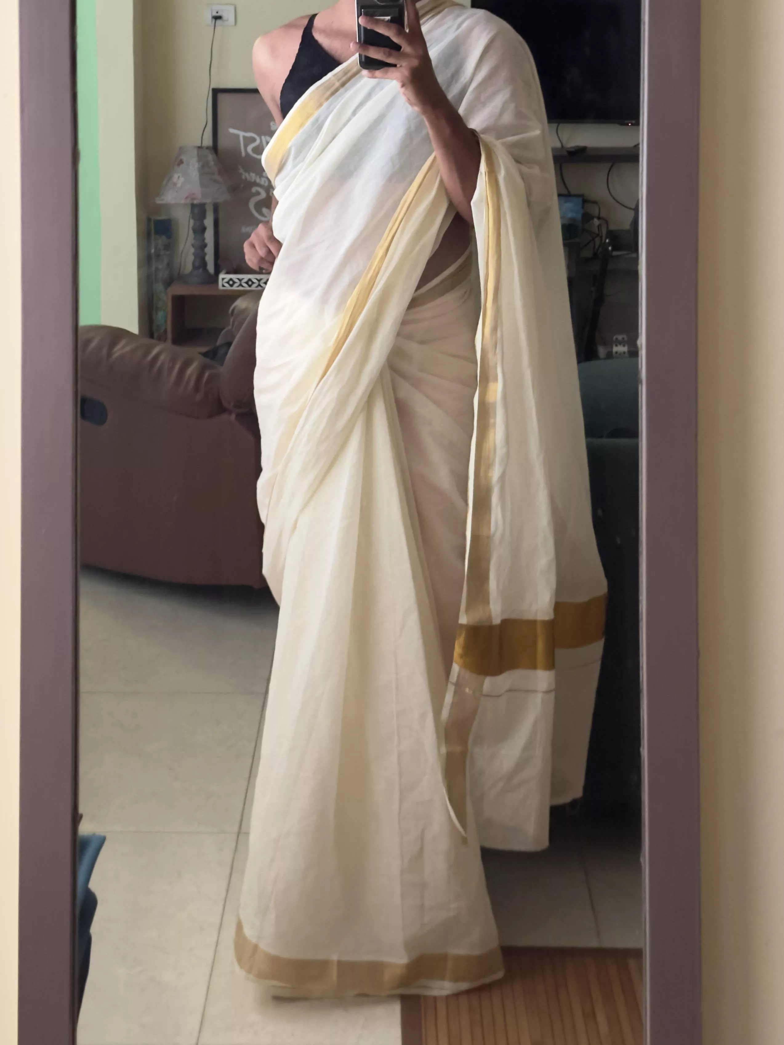 Last saree post of the year, I promise ! 