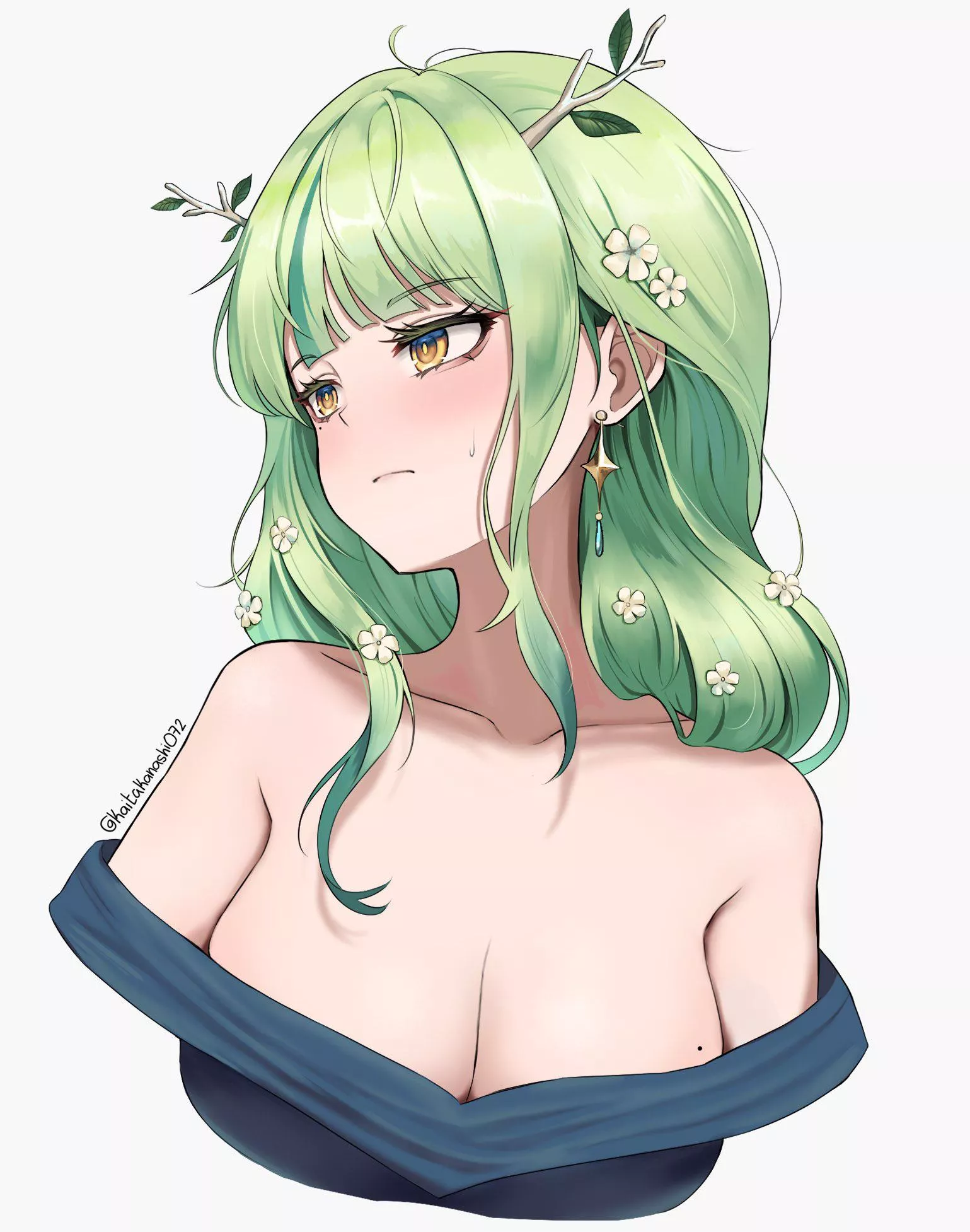 Looking respectfully…sort of