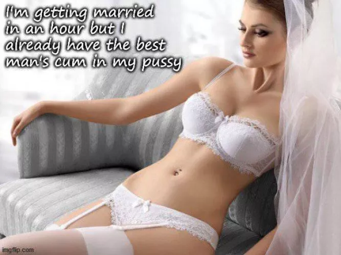 Looks like your bride is a cheating slut. Trust me, cuck. It'll be better for your marriage if you embrace it rather than fight it. 