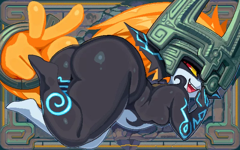 Midna Pixel Art [krokobyaka]