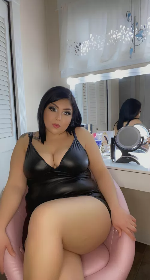 Open my legs and give me exactly what I want. Your cock or tongue will do just fine.