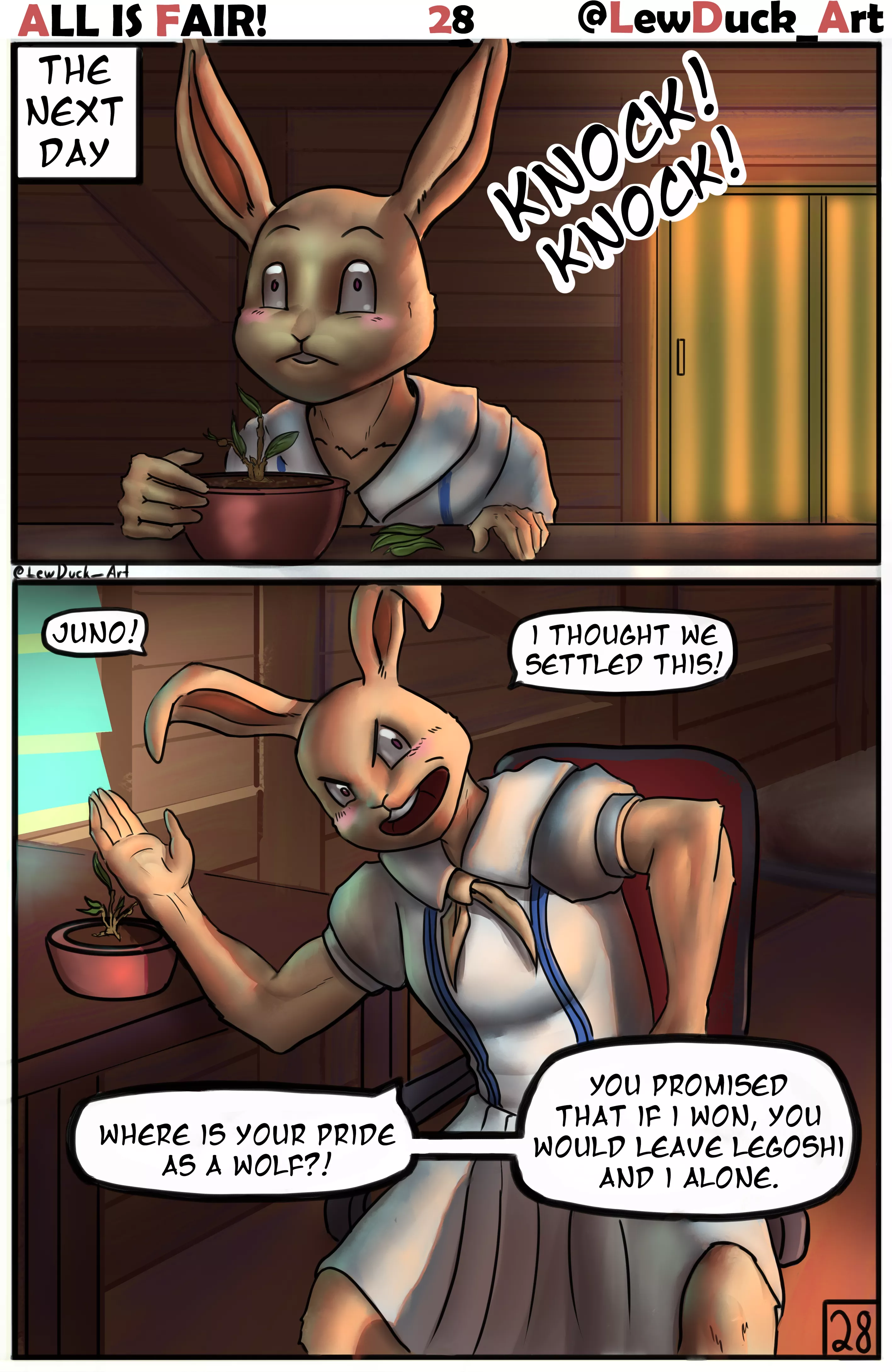 -Page 28 RELEASED- ALL IS FAIR! (A Beastars Doujin)