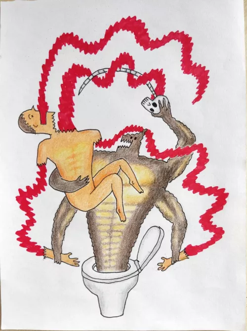 Poop Demon by m4tt-o (oc)