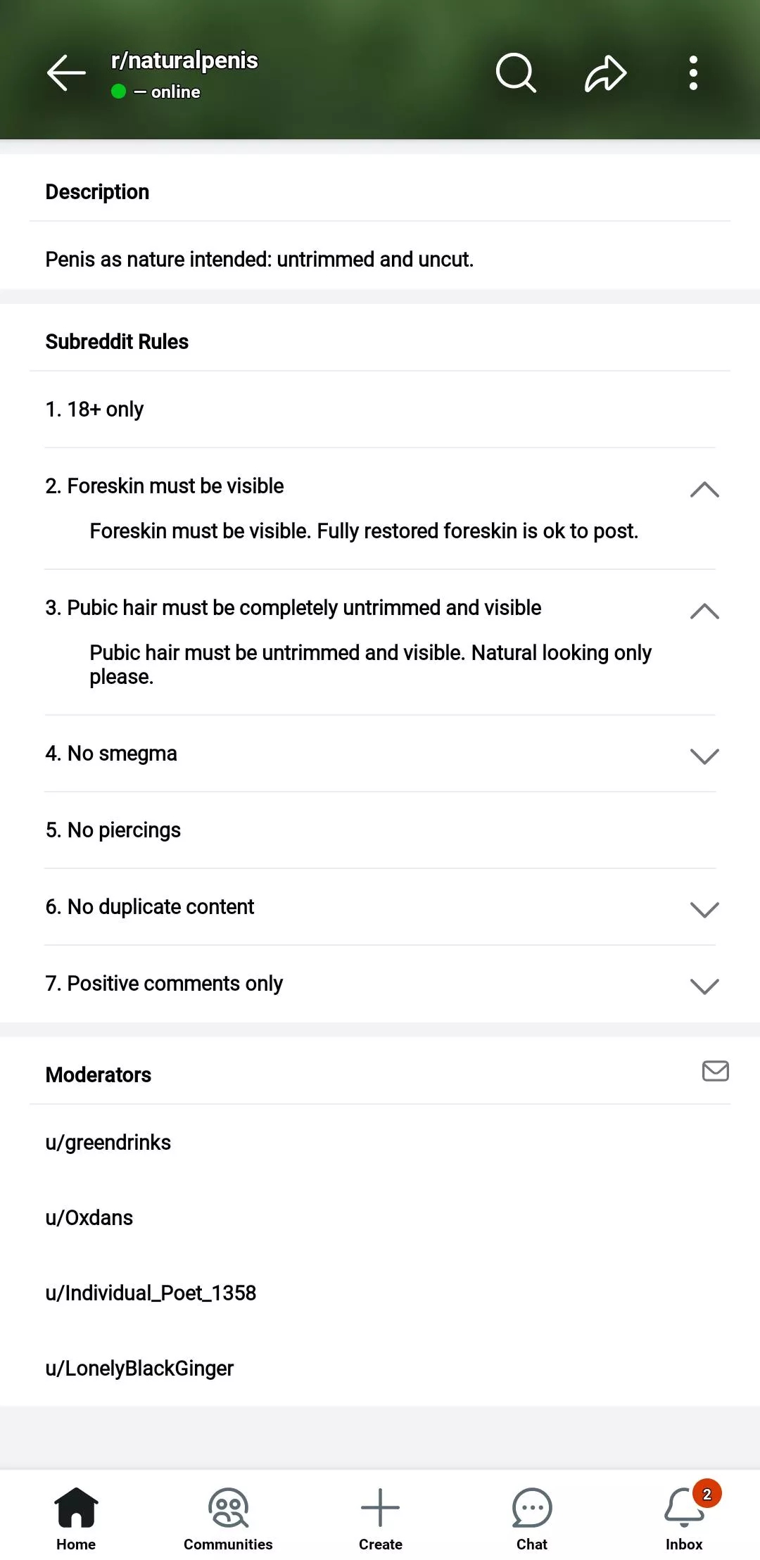 SOME OF Y'ALL POSTING YOUR HAIRLESS CROTCH IN THIS GROUP..READ THE DAMN RULES & GO ELSEWHERE WITH YOUR PREPUBESCENT LOOKING PICS!!