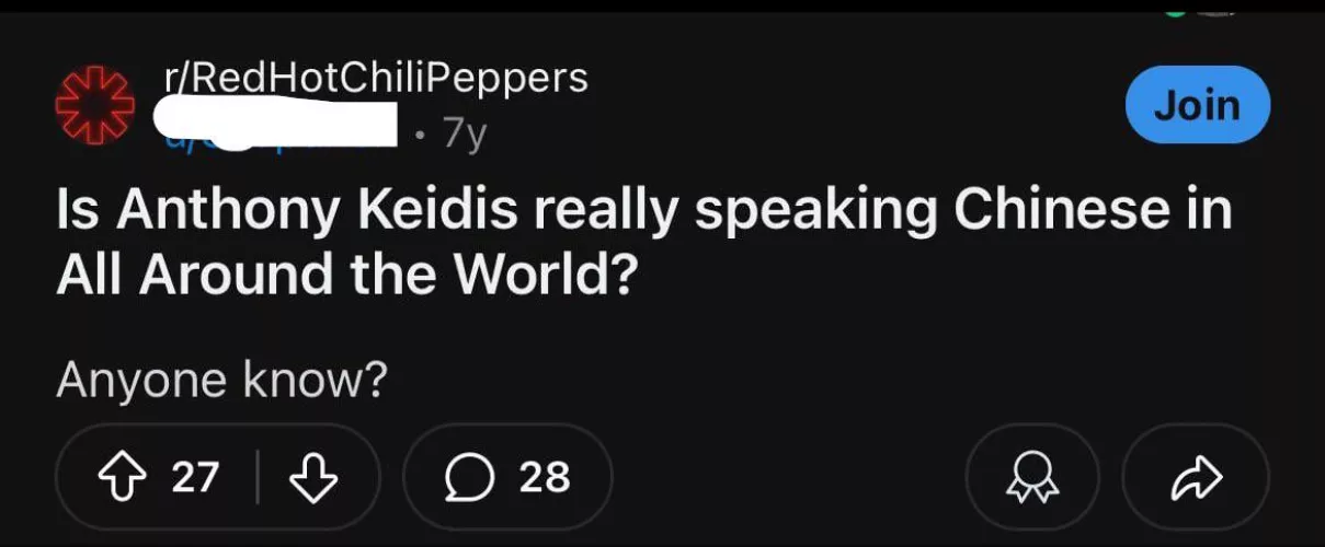 Something Stav would ask