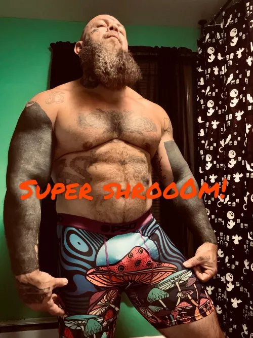 Super mushroom man is here!!!