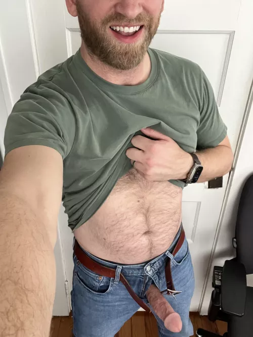 Taking my jeans off is optional 