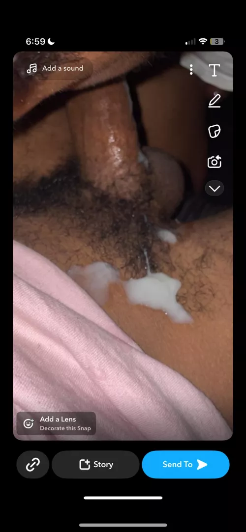 They both came on me and made hubby eat his cum 