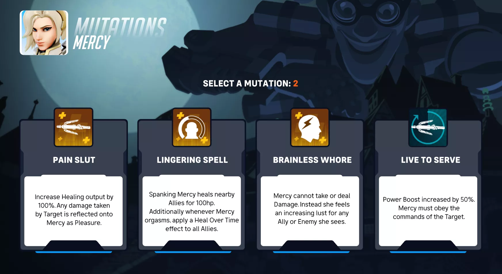 This new Overwatch Gamemode is super fun! Which abilities would you choose for me?~ Or for yourself, if you're a needy slut~
