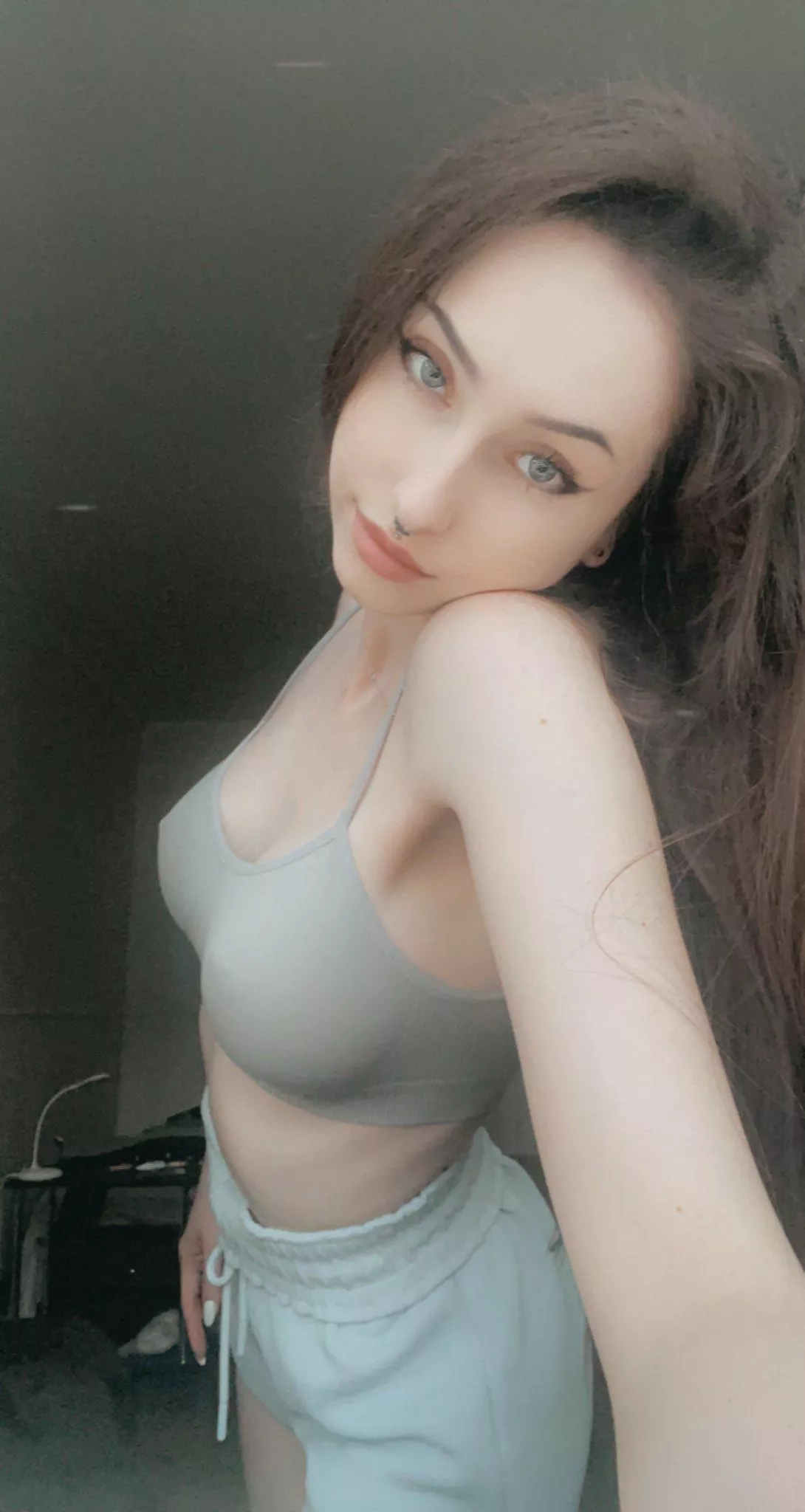 Try to keep eye contact