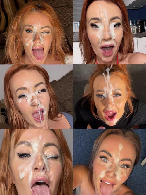 Which one does she wear the monster cum dump load the best in?