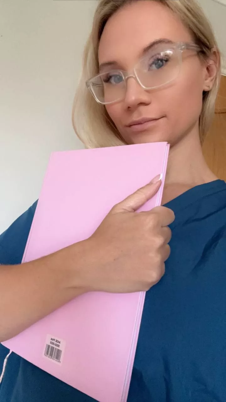 Would you like this naughty blonde nurse?