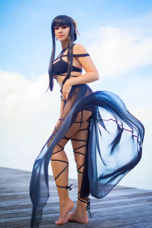 Yor Forger in bikini cosplay by Yuna Kairi (self)