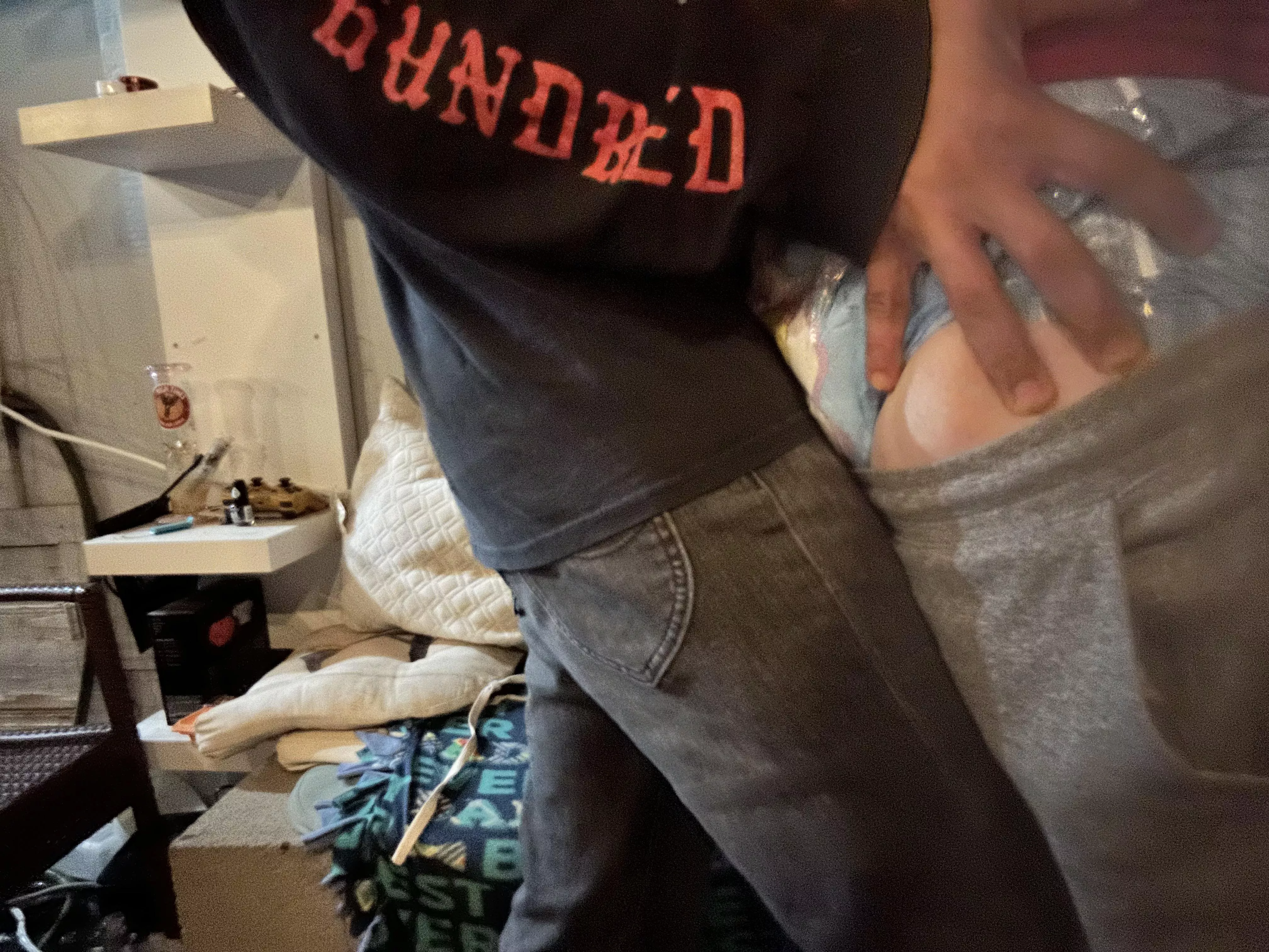 19F 351 days left of my challenge! My roommate who caught me wanted to be in the update photo lol!