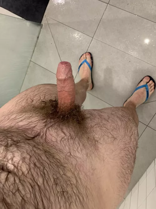 (34) The gym shower standard.