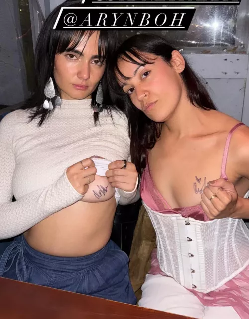 Aline Mayagoitia and Sydney Parra