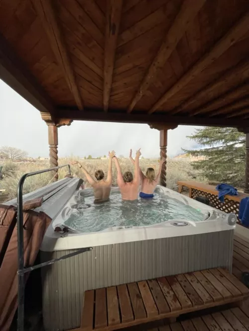 Did You Really Even Hot Tub With Your BFFs If You Don't Go Topless?