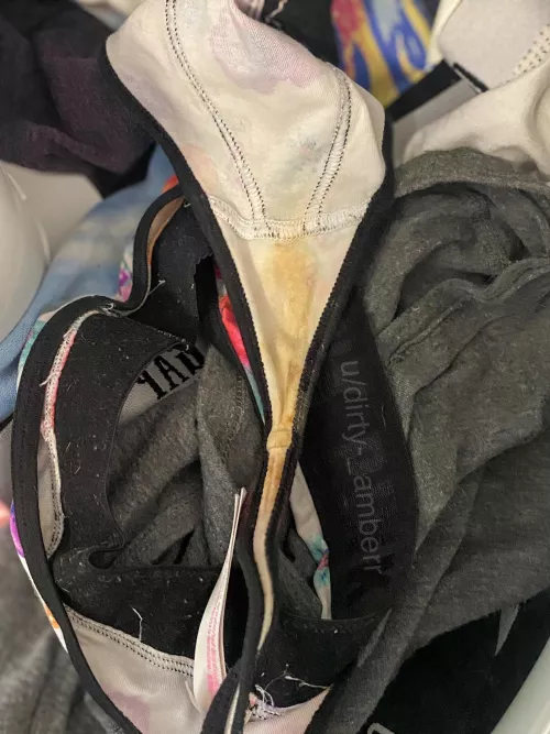 Dirty hamper find - time to do laundry.