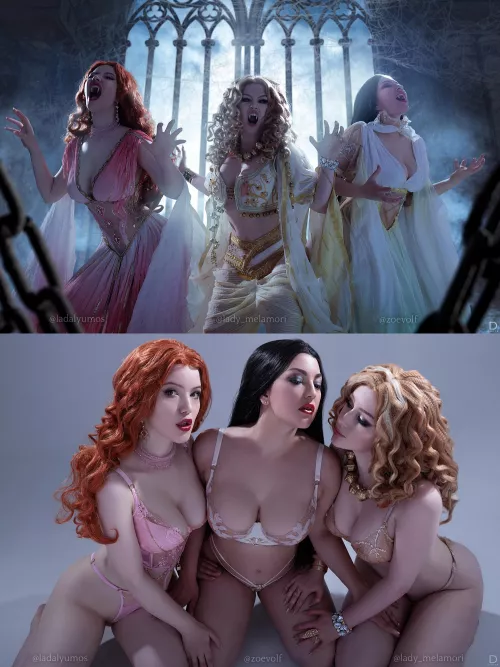 Dracula's Brides by Lada Lyumos, Lady Melamori, Zoe Volf [Van Helsing]
