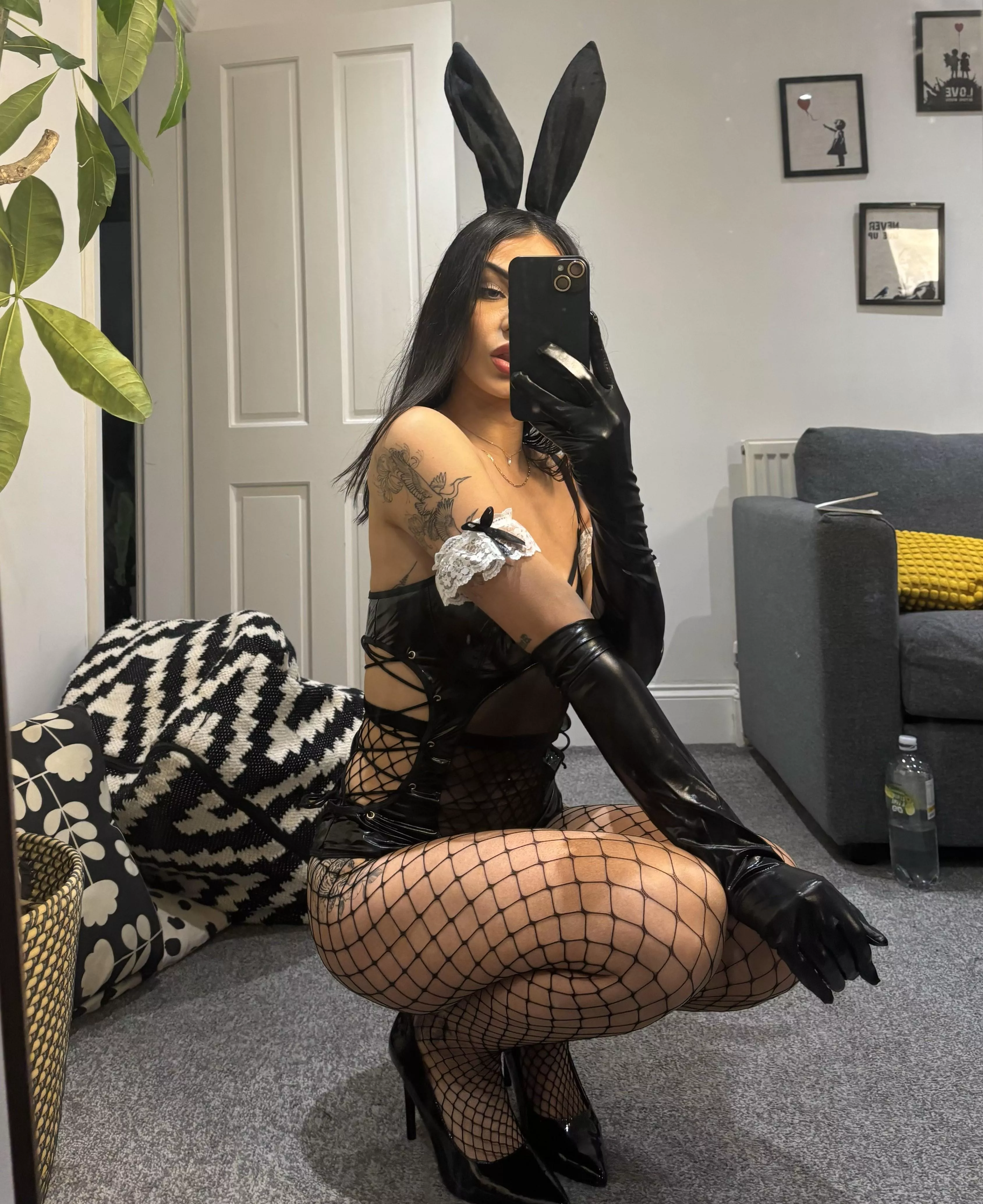 Dressed to impress - Playboy Bunny.