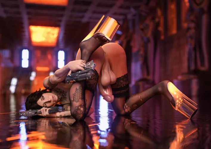 Futa Lara in Tomb (TheJadeRabbit22) 