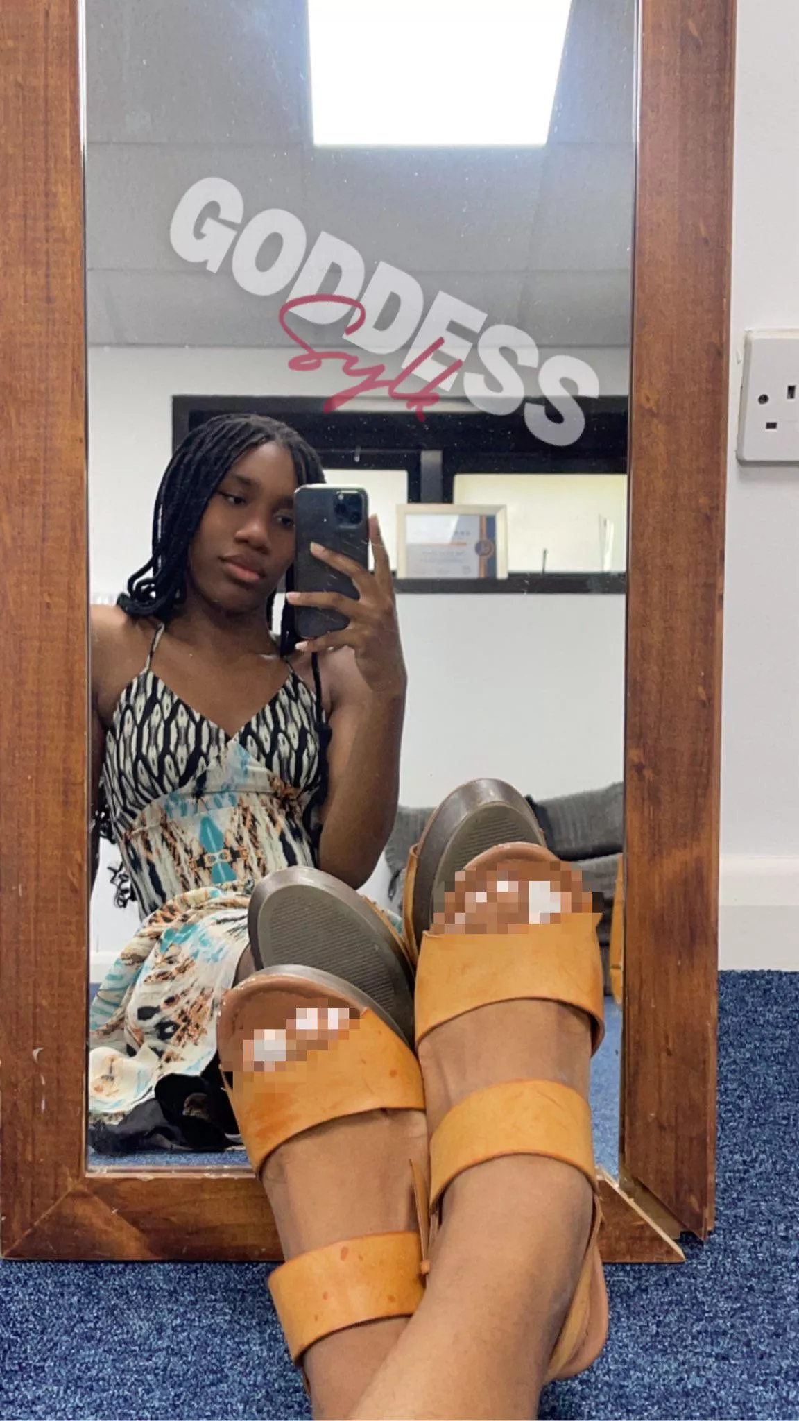 Go broke for your ethereal black goddess and goon to my pixelated toes