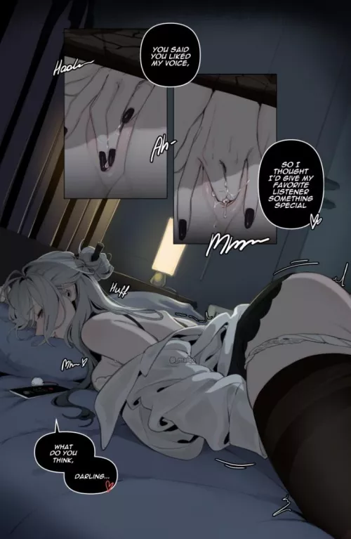 His voice turns me on so much I started to finger fuck my pussy