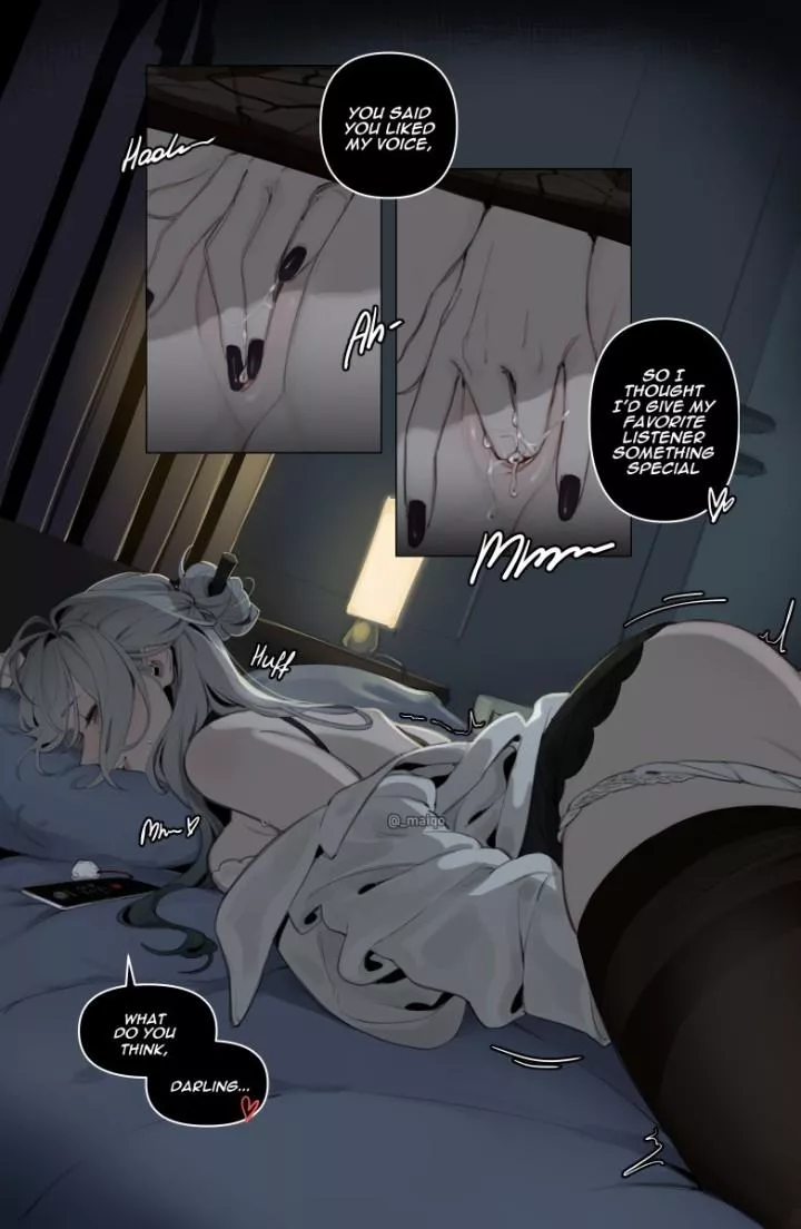 His voice turns me on so much I started to finger fuck my pussy