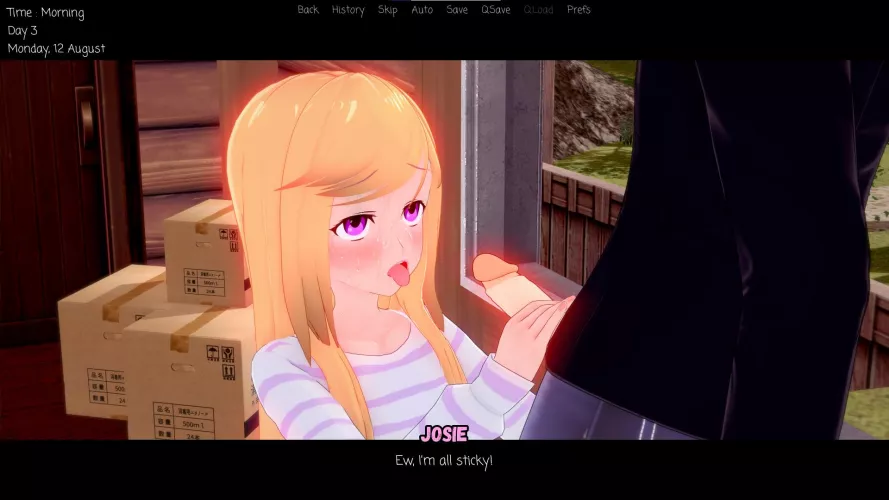 How does Josie look, all covered in your cum? [Sinful Valley]