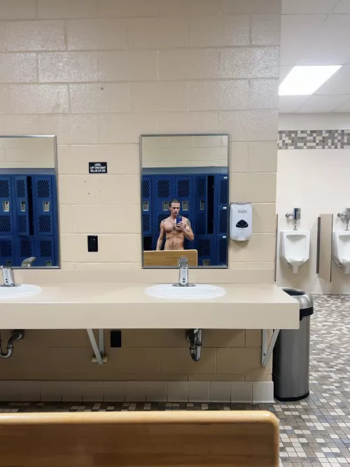 I love showing off after a workout